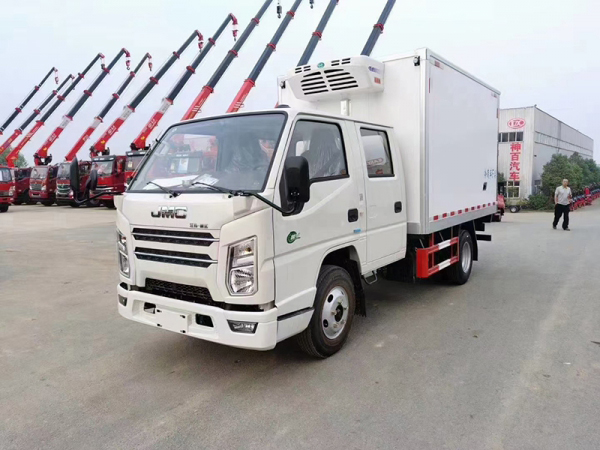 國(guó)六江鈴順達(dá)雙排座3米2冷藏車(chē)